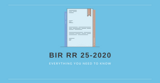 BIR RR 25-2020